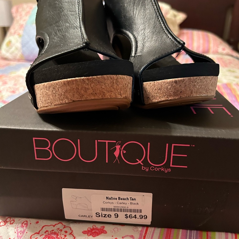 NIB Corky’s Boutique Sandals Size 9